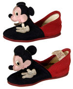 MICKEY MOUSE FIGURAL SLIPPERS BY TRIMFOOT.