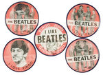 "THE BEATLES" FLICKER FLASHER BUTTONS.