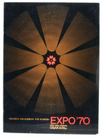 “EXPO ‘70 OSAKA JAPAN WORLD EXPOSITION” DAY-GLO POSTER.