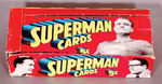 "SUPERMAN" GUM CARD DISPLAY BOX.