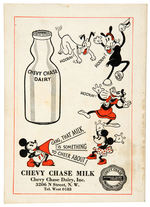 MICKEY MOUSE DAIRY PROMOTION MAGAZINE VOL. 1, NO. 3.