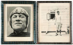 GRIDIRON GREAT JIM THORPE VINTAGE FRAMED PHOTO PAIR.