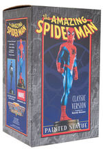 "THE AMAZING SPIDER-MAN" CLASSIC STATUE AND PETER PARKER MINI-BUST BY BOWEN.