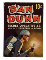 "DAN DUNN SECRET OPERATIVE 48 AND THE ZEPPLIN OF DOOM" FAST-ACTION BOOK.