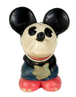 MICKEY MOUSE RARE AND UNUSUALLY PROPORTIONED CELLULOID FIGURE.