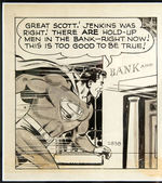 "SUPERMAN" DAILY STRIP ORIGINAL ART BY WAYNE BORING.