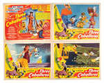 "THE THREE CABALLEROS" LOBBY CARD SET.