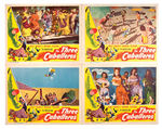 "THE THREE CABALLEROS" LOBBY CARD SET.