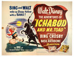 "THE ADVENTURES OF ICHABOD AND MR. TOAD" MOVIE POSTER.