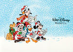 WALT DISNEY STUDIO 1970s-1980s CHRISTMAS CARD LOT.