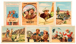 “ROY ROGERS POP-OUT CARD” COMPLETE PREMIUM SET.