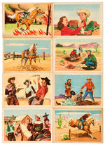 “ROY ROGERS POP-OUT CARD” COMPLETE PREMIUM SET.