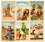 “ROY ROGERS POP-OUT CARD” COMPLETE PREMIUM SET.