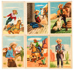 “ROY ROGERS POP-OUT CARD” COMPLETE PREMIUM SET.