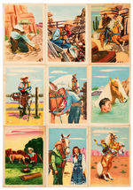 “ROY ROGERS POP-OUT CARD” COMPLETE PREMIUM SET.