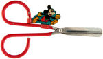 MICKEY MOUSE FIVE 1930s PIECES INCLUDING SCARCE SCISSORS.