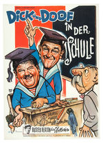 LAUREL AND HARDY GERMAN POSTER TRIO.