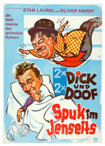 LAUREL AND HARDY GERMAN POSTER TRIO.