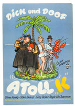 LAUREL AND HARDY GERMAN POSTER TRIO.