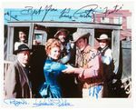 GUNSMOKE FOUR MEMBER TV CAST SIGNED PHOTO.