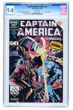 "CAPTAIN AMERICA ANNUAL" #9 & "WOLVERINE" #1 CGC 9.4 PAIR.