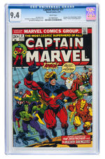 "CAPTAIN MARVEL" CGC TRIO.