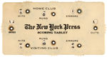 NEW YORK CITY EARLY 1900s CELLULOID BASEBALL NOVELTIES.