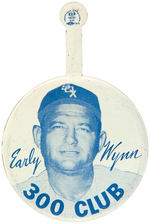 (HOF) "EARLY WYNN 300 CLUB" LARGE LITHO TAB.