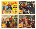 ROY ROGERS "IN OLD AMARILLO" LOBBY CARD SET.