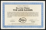 "THE LONE RANGER" CLAYTON MOORE SIGNED & FRAMED LIMITED EDITION PRINT.