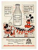 MICKEY MOUSE DAIRY PROMOTION MAGAZINE VOL. 1, NO. 9.