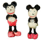 MICKEY AND MINNIE CELLULOID FIGURES 1930s PAIR.