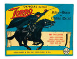 "MARX ZORRO RIDER AND HORSE" BOXED SET.