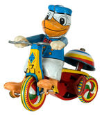 DONALD DUCK TRICYCLE WIND-UP BY LINE MAR.