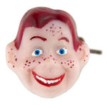 HOWDY DOODY WORKING CONDITION FACE FLASHLIGHT RING FROM PALMOLIVE.