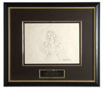 SNOW WHITE AND THE SEVEN DWARFS PRODUCTION DRAWING SIGNED BY MARC DAVIS.