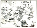 "BARNEY GOOGLE" ORIGINAL DAILY STRIP ART.