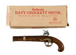 "AUTHENTIC DAVY CROCKETT PISTOL" BY MARX BOXED.