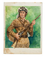 DAVY CROCKETT ORIGINAL ILLUSTRATION ART.