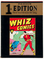 "FAMOUS 1ST EDITION" LIMITED COLLECTOR'S MINT SERIES "SENSATION" & "WHIZ COMICS" NO.1 HC W/DJ PAIR.