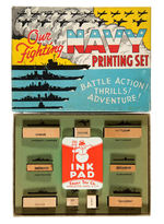 "OUR FIGHTING NAVY PRINTING SET."