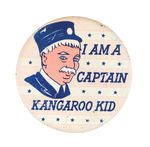 "I AM A CAPTAIN KANGAROO KID" 1950s DOLL BUTTON.