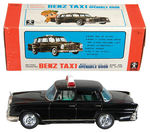 “BATTERY OPERATED BENZ TAXI” BY BANDAI.