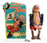 WIND-UP PIRATE TOY PAIR.