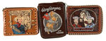 "ROY ROGERS" LEATHER WALLET TRIO.