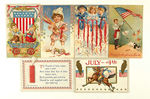 FOURTH OF JULY/PATRIOTIC POSTCARD LOT.