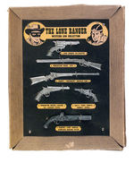 "THE LONE RANGER WESTERN GUN COLLECTION" REPLICA SET ON STORE CARD.