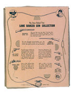 "THE LONE RANGER WESTERN GUN COLLECTION" REPLICA SET ON STORE CARD.