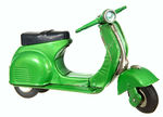 "VESPA G.S." BANDAI MOTOR SCOOTER FRICTION TOY.