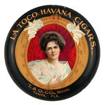 “LA TOCO HAVANA CIGARS/KENTERIA HAVANA CIGARS” TIP TRAY PAIR.